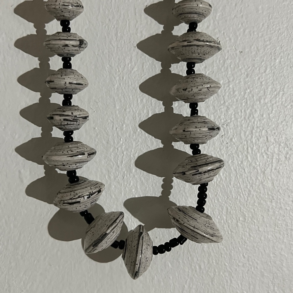 Paper Bead Necklace